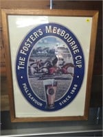 Fosters Melbourne cup framed poster