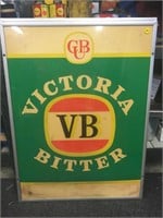 V B Beer sign