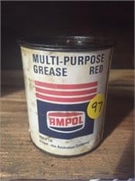 Ampol multi purpose  red 1 lb grease tin