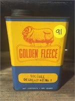 Golden Fleece , soluble degreasing NO 1, quart tin