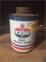 Amoco disc brake fluid 1 pint tin