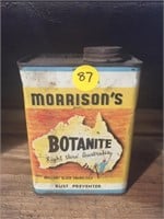 Morrisons Botanite rust preventer 1 quart tin