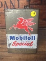 Mobiloil special 1 gallon tin