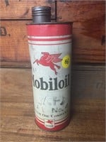 Mobiloil Vacuumoil NO 4, quart tin