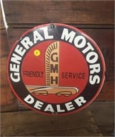General Motors dealer sign repro 1984 Zuener signs