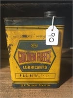 Golden Fleece lubricants hex oil quart tin