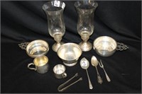 11pc Assorted Sterling pcs 510 grams (unweighed