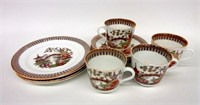 Antique Porcelain Oriental Tea Set