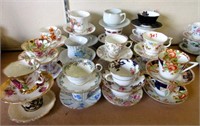 Large Lot of Misc. Porcelain Tea Cups