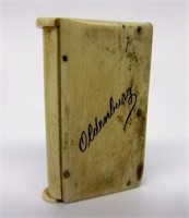 Early Ivory Oldenburg Match Box