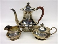 Antique Sterling Silver English Tea Set