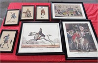 7 Reprints of 18th Century Subjects