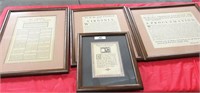4- Col Wlmsburg Reprints of Famous Va Subjects