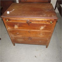 Early Unusual 6 Drawer Chest (needs TLC)