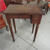 19th Century Jewelers Stand Table on Turned Legs