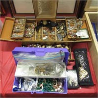 Huge Lot of Estate Costume Jewelry