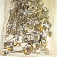 Large Lot of Flatware- Most Plated, Some Sterling