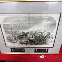 1860s Harper's Weekly War Of The Unions Framed