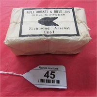 Richmond Arsenal 1861 Rifle Musket Powder Copy