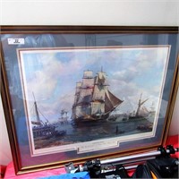 Constitution Ship Print by Roy Cross 660/750