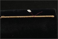 14kt yellow gold Ladies Diamond Tennis Bracelet