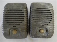 LOT OF 2 PROJECTED SOUND DRIVE IN SPEAKERS