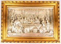Art “The Last Supper” in High Relief