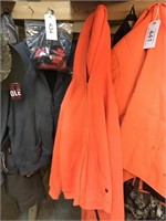 Orange Hunting Jacket (XL) & Orange Hooded Sweat S