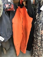 Orange Hunting Bibs (size XL) (1 set)