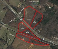 Lots 2-7: all 6 tracts totaling 58 acres