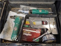 Grizzly Air Tools, Stanley Stapler & Asst Lot
