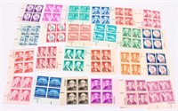 Stamps 25 "Liberty Series" Plate Blocks