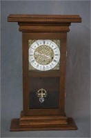 Custom Made Mahogany Battery Operated Mantle Clock
