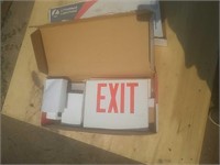 2 exit signs