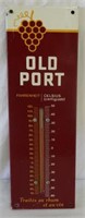 OLD PORT METAL THERMOMETER