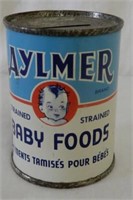 AYLMER STRAINED  BABY FOOD  COIN BANK