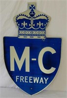 M-C FREEWAY S/S ALUMINUM SIGN