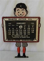 EN-AR-CO SLATE BOY 1936  ADVERTISING CALENDAR