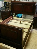 Queen bedroom set with dressers and end tables