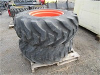 (4) Hauler-SKS 14-17.5 Mounted Tires