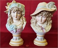 Antique Ceramic Victorian Figures Lot
