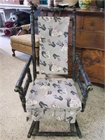 ca. 1830 - 90 Victorian Eastlake Rocking Chair