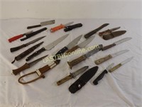 ASSORTED LONG KNIVES