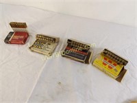 4 VINTAGE BOXES OF AMMO