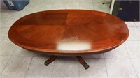 Solid Wood Claw Foot Palliser Coffee Table