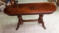 Solid Wood Claw Foot Palliser Sofa Table