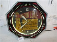 Beacon Coal Neon Clock