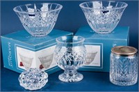 Waterford Crystal Bowls & Lidded Jar