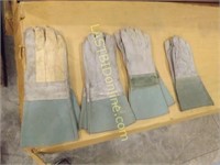 4 PAIRS OF NEW WELDING GLOVES