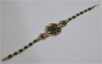11ct Emerald Tennis Bracelet